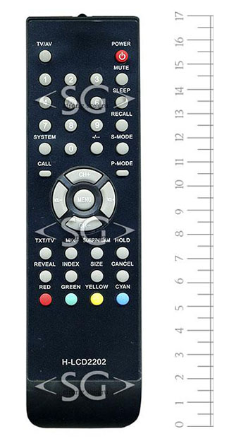 Пульт дистанционного управления для AKAI GC0VA1028SJ tv AKAI LTA-2373, LTA-1581 и др/HYUNDAI TV3 tv H-LCD2202/UNITED tv LTW23X67